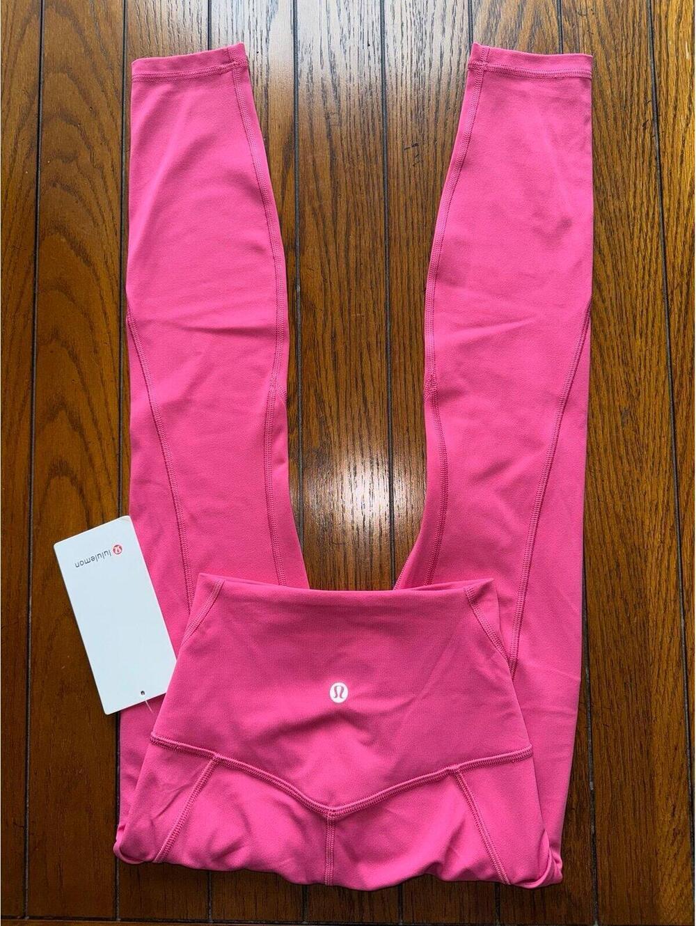 Lululemon Align With Pockets High Rise 25” Raspberry Coulis Size 0 NWT